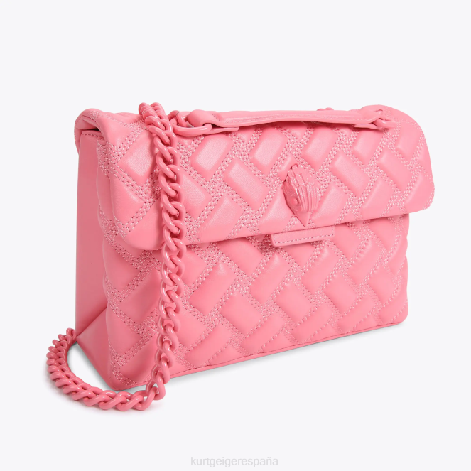 Kurt Geiger mujer bolso kensington londres empapado 2LPR92 | bolsas rosa